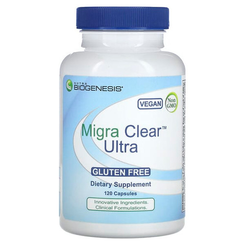 <img alt="Nutra BioGenesis, Migra Clear Ultra, 120 Capsules" title="Nutra BioGenesis, Migra Clear Ultra, 120 Capsules,812806102280"