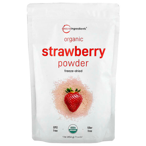 <img alt="Micro Ingredients, Organic Strawberry Powder, 1 lb (454 g)" title="Micro Ingredients, Organic Strawberry Powder, 1 lb (454 g),850069023010"