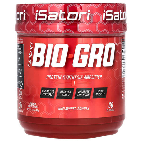 <img alt="Isatori, Bio-Gro, Protein Synthesis Amplifier, Unflavored, 3.7 oz (90 g)" title="Isatori, Bio-Gro, Protein Synthesis Amplifier, Unflavored, 3.7 oz (90 g),883488002762"