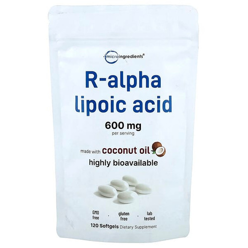 <img alt="Micro Ingredients, R-Alpha Lipoic Acid, 120 Softgels (200 mg per Softgel)" title="Micro Ingredients, R-Alpha Lipoic Acid, 120 Softgels (200 mg per Softgel),850074438281"