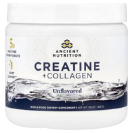 <img alt="Ancient Nutrition, Creatine + Collagen, Unflavored, 5.8 oz (165 g)" title="Ancient Nutrition, Creatine + Collagen, Unflavored, 5.8 oz (165 g),816401028921"