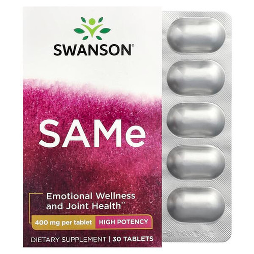 <img alt="Swanson Vitamins, SAMe, 400 mg, 30 Tablets" title="Swanson Vitamins, SAMe, 400 mg, 30 Tablets,087614022185"