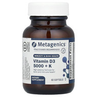 <img alt="Metagenics, Vitamin D3 5,000 + K, 60 Softgels" title="Metagenics, Vitamin D3 5,000 + K, 60 Softgels,755571950062"