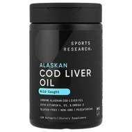 <img alt="Sports Research, Alaskan Cod Liver Oil, 120 Softgels" title="Sports Research, Alaskan Cod Liver Oil, 120 Softgels,023249092728"