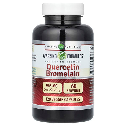 <img alt="Amazing Nutrition, Quercetin Bromelain, 120 Veggie Capsules" title="Amazing Nutrition, Quercetin Bromelain, 120 Veggie Capsules,810180020985"