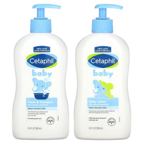 <img alt="Cetaphil, Baby, Healthy Skin Essentials Set, 2 Piece Set, 13.5 fl oz (399 ml) Each" title="Cetaphil, Baby, Healthy Skin Essentials Set, 2 Piece Set, 13.5 fl oz (399 ml) Each,302990200102"