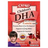 <img alt="CATALO, Childrens DHA IQ Fish Formula, Lutein Added, Strawberry, 50 Chewable Softgels" title="CATALO, Childrens DHA IQ Fish Formula, Lutein Added, Strawberry, 50 Chewable Softgels,810399025764"