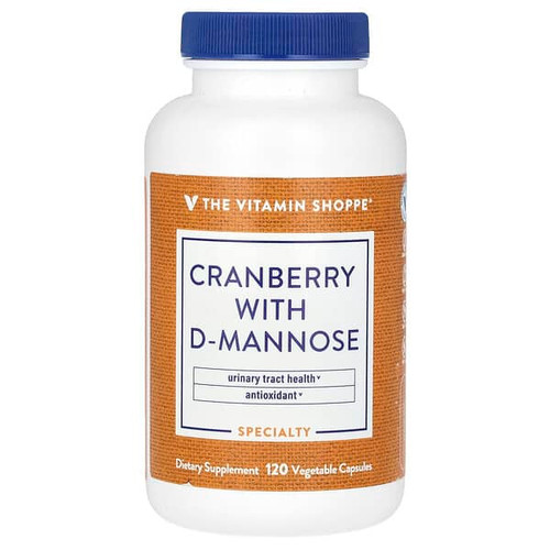 <img alt="The Vitamin Shoppe, Cranberry With D-Mannose, 120 Vegetable Capsules" title="The Vitamin Shoppe, Cranberry With D-Mannose, 120 Vegetable Capsules,766536023660"