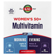 <img alt="KAL, Womens 50+ Multivitamin, Morning & Evening, 2 Pack, 60 Tablets Each" title="KAL, Womens 50+ Multivitamin, Morning & Evening, 2 Pack, 60 Tablets Each,021245772903"