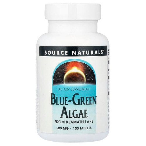 <img alt="Source Naturals, Blue-Green Algae, 500 mg, 100 Tablets" title="Source Naturals, Blue-Green Algae, 500 mg, 100 Tablets,021078001720"