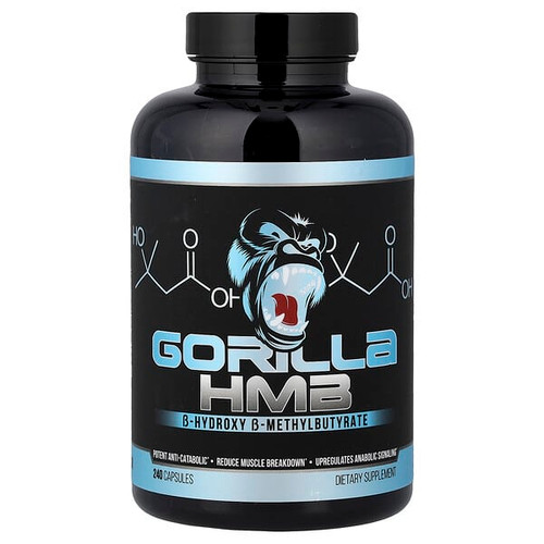 <img alt="Gorilla Mind, HMB, 240 Capsules (500 mg per Capsule)" title="Gorilla Mind, HMB, 240 Capsules (500 mg per Capsule),810113511825"