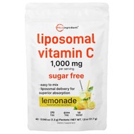 <img alt="Micro Ingredients, Liposomal Vitamin C, Lemonade, 40 Packets, 0.046 oz (1.3 g) Each" title="Micro Ingredients, Liposomal Vitamin C, Lemonade, 40 Packets, 0.046 oz (1.3 g) Each,850074438076"