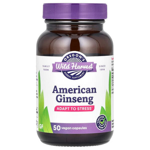 <img alt="Oregons Wild Harvest, American Ginseng, 50 Vegan Capsules (500 mg per Capsule)" title="Oregons Wild Harvest, American Ginseng, 50 Vegan Capsules (500 mg per Capsule),706195004679"