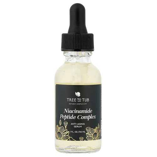 <img alt="Tree To Tub, Niacinamide Peptide Complex, Anti-Aging Serum, 1 fl oz (30 ml)" title="Tree To Tub, Niacinamide Peptide Complex, Anti-Aging Serum, 1 fl oz (30 ml),850007934170"