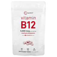 <img alt="Micro Ingredients, Vitamin B12, Strawberry, 240 Chewable Tablets (2,500 mcg per Tablet)" title="Micro Ingredients, Vitamin B12, Strawberry, 240 Chewable Tablets (2,500 mcg per Tablet),850069023034"