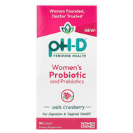<img alt="pH-D Feminine Health, Womens Probiotic and Prebiotics with Cranberry, 30 Capsules" title="pH-D Feminine Health, Womens Probiotic and Prebiotics with Cranberry, 30 Capsules,349597000643"