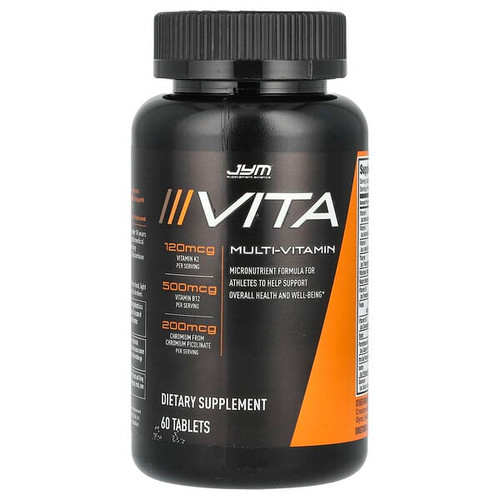 <img alt="JYM Supplement Science, Vita, Multi-Vitamin, 60 Tablets" title="JYM Supplement Science, Vita, Multi-Vitamin, 60 Tablets,817047020232"
