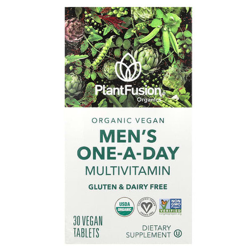 <img alt="PlantFusion, Mens One-A-Day Multivitamin, 30 Vegan Tablets" title="PlantFusion, Mens One-A-Day Multivitamin, 30 Vegan Tablets,840052400898"