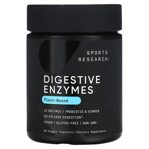 <img alt="Sports Research, Plant-Based Digestive Enzymes, 90 Veggie Capsules" title="Sports Research, Plant-Based Digestive Enzymes, 90 Veggie Capsules,023249090205"