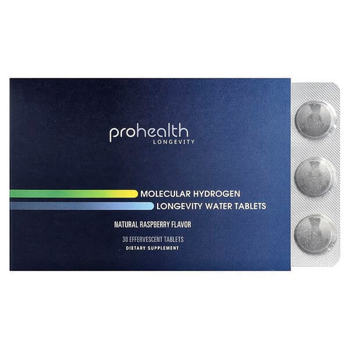 <img alt="ProHealth Longevity, Molecular Hydrogen Longevity Water Tablets, Natural Raspberry, 30 Effervescent Tablets (80 mg per Tablet)" title="ProHealth Longevity, Molecular Hydrogen Longevity Water Tablets, Natural Raspberry, 30 Effervescent Tablets (80 mg per Tablet),810159161640"