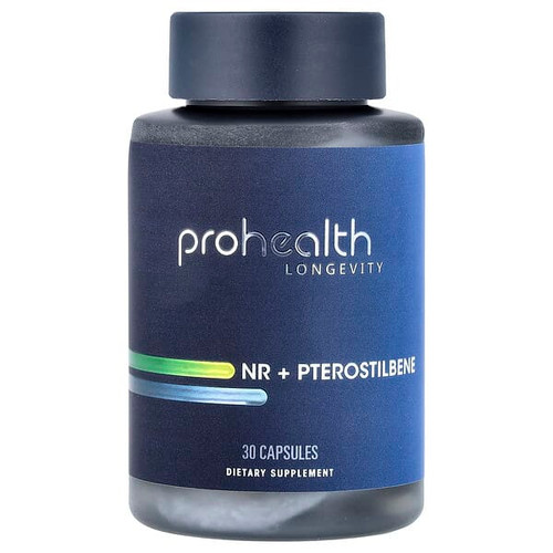 <img alt="ProHealth Longevity, NR + Pterostilbene, 30 Capsules" title="ProHealth Longevity, NR + Pterostilbene, 30 Capsules,810159161060"