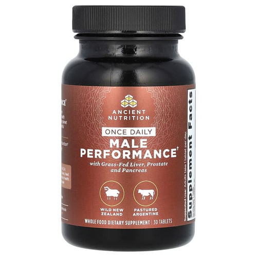 <img alt="Ancient Nutrition, Once Daily Male Performance, 30 Tablets" title="Ancient Nutrition, Once Daily Male Performance, 30 Tablets,816401027016"