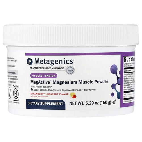 <img alt="Metagenics, MagActive Magnesium Muscle Powder, Strawberry Lemonade, 5.29 oz (150 g)" title="Metagenics, MagActive Magnesium Muscle Powder, Strawberry Lemonade, 5.29 oz (150 g),755571961792"