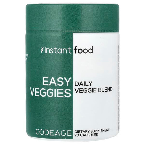 <img alt="Codeage, Instant Food, Easy Veggies, Daily Veggie Blend, 90 Capsules" title="Codeage, Instant Food, Easy Veggies, Daily Veggie Blend, 90 Capsules,850026121667"