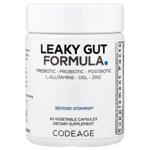 <img alt="Codeage, Leaky Gut Formula, 60 Vegetable Capsules" title="Codeage, Leaky Gut Formula, 60 Vegetable Capsules,850043333128"