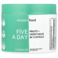 <img alt="Codeage, Five A Day, Fruits + Vegetables in 1 Capsule, 30 Capsules" title="Codeage, Five A Day, Fruits + Vegetables in 1 Capsule, 30 Capsules,850026121520"