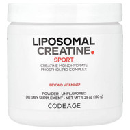 <img alt="Codeage, Sport, Liposomal Creatine Powder, Unflavored, 5.29 oz (150 g)" title="Codeage, Sport, Liposomal Creatine Powder, Unflavored, 5.29 oz (150 g),850049609067"