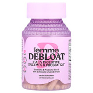 <img alt="Lemme, Debloat, Daily Digestive Enzymes & Probiotics, 60 Vegan Capsules" title="Lemme, Debloat, Daily Digestive Enzymes & Probiotics, 60 Vegan Capsules,850037549580"