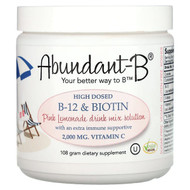 <img alt="Sufficient C, Abundant-B High Dosed B-12 & Biotin Drink Mix, Pink Lemonade, 108 g" title="Sufficient C, Abundant-B High Dosed B-12 & Biotin Drink Mix, Pink Lemonade, 108 g,051497371661"