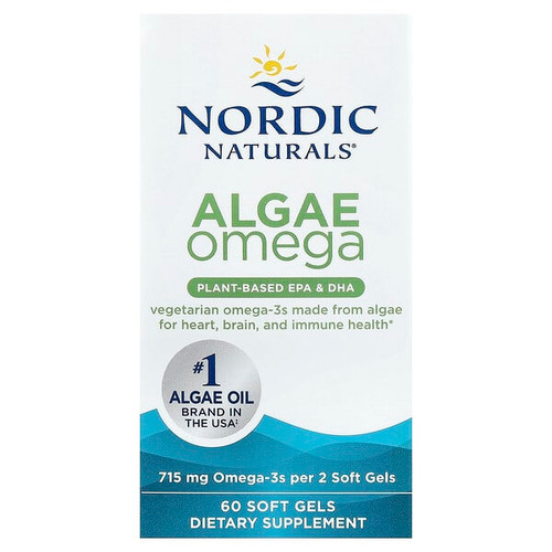 <img alt="Nordic Naturals, Algae Omega, 60 Soft Gels (357.5 mg per Soft Gel)" title="Nordic Naturals, Algae Omega, 60 Soft Gels (357.5 mg per Soft Gel),768990016066"