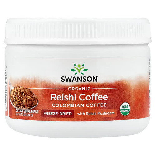 <img alt="Swanson Vitamins, Organic Reishi Coffee, Colombian, 3 oz (84 g)" title="Swanson Vitamins, Organic Reishi Coffee, Colombian, 3 oz (84 g),087614241944"
