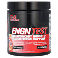 <img alt="EVLution Nutrition, ENGN Test, Pre-Workout Engine + Testosterone Support, Fruit Punch, 10.05 oz (285 g)" title="EVLution Nutrition, ENGN Test, Pre-Workout Engine + Testosterone Support, Fruit Punch, 10.05 oz (285 g),818901029705"