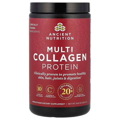 <img alt="Ancient Nutrition, Multi Collagen Protein, 8.6 oz (242.4 g)" title="Ancient Nutrition, Multi Collagen Protein, 8.6 oz (242.4 g),816401022172"