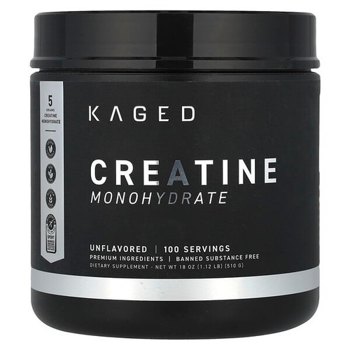<img alt="Kaged, Creatine Monohydrate, Unflavored, 1.12 lb (510 g)" title="Kaged, Creatine Monohydrate, Unflavored, 1.12 lb (510 g),850053383007"