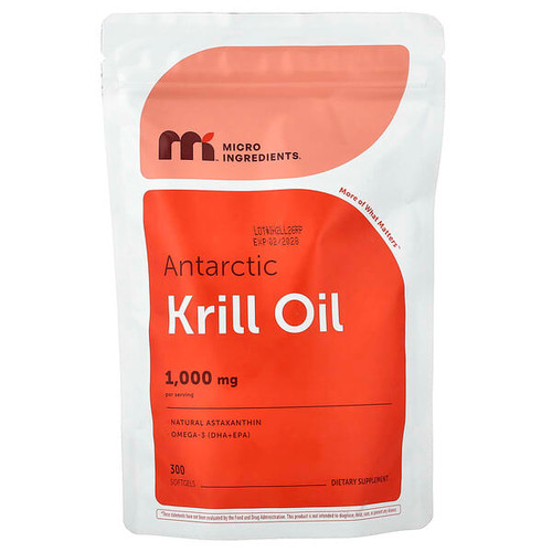 <img alt="Micro Ingredients, Antarctic Krill Oil, 300 Softgels" title="Micro Ingredients, Antarctic Krill Oil, 300 Softgels,850069023065"