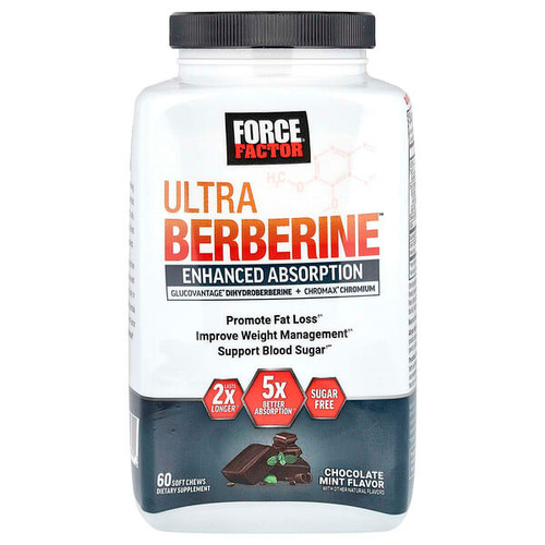 <img alt="Force Factor, Ultra Berberine, Chocolate Mint, 60 Soft Chews" title="Force Factor, Ultra Berberine, Chocolate Mint, 60 Soft Chews,810126662002"