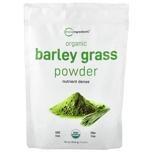 <img alt="Micro Ingredients, Organic Barley Grass Powder, 16 oz (454 g)" title="Micro Ingredients, Organic Barley Grass Powder, 16 oz (454 g),850082445080"