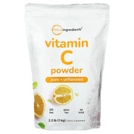 <img alt="Micro Ingredients, Vitamin C Powder, Unflavored, 2.2 lbs (1 kg)" title="Micro Ingredients, Vitamin C Powder, Unflavored, 2.2 lbs (1 kg),850069023614"