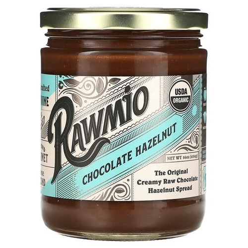 <img alt="Rawmio, Chocolate Hazelnut Spread, 16 oz (454 g)" title="Rawmio, Chocolate Hazelnut Spread, 16 oz (454 g),850020805129"