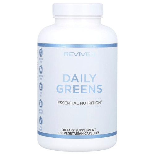 <img alt="Revive, Daily Greens, 180 Vegetarian Capsules" title="Revive, Daily Greens, 180 Vegetarian Capsules,850030689146"
