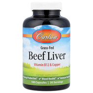 <img alt="Carlson, Grass-Fed Beef Liver, 180 Capsules" title="Carlson, Grass-Fed Beef Liver, 180 Capsules,088395706103"