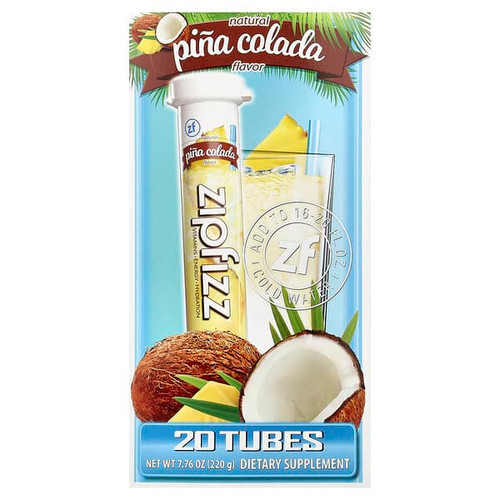 <img alt="Zipfizz, Energy Drink Mix, Pina Colada, 20 Tubes, 0.39 oz (11 g) Each" title="Zipfizz, Energy Drink Mix, Pina Colada, 20 Tubes, 0.39 oz (11 g) Each,857167006068"