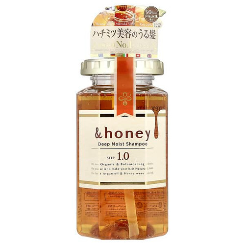 <img alt="&honey, Deep Moist Shampoo, Bulgarian Peony Honey, 14.9 fl oz (440 ml)" title="&honey, Deep Moist Shampoo, Bulgarian Peony Honey, 14.9 fl oz (440 ml),4589546890758"