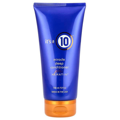 <img alt="Its a 10, Miracle Deep Conditioner, Plus Keratin, 5 fl oz (148 ml)" title="Its a 10, Miracle Deep Conditioner, Plus Keratin, 5 fl oz (148 ml),898571000389"