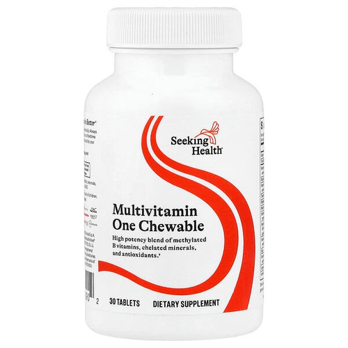 <img alt="Seeking Health, Multivitamin One Chewable, 30 Tablets" title="Seeking Health, Multivitamin One Chewable, 30 Tablets,810007520902"