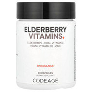 <img alt="Codeage, Elderberry Vitamins, 90 Capsules" title="Codeage, Elderberry Vitamins, 90 Capsules,853919008663"